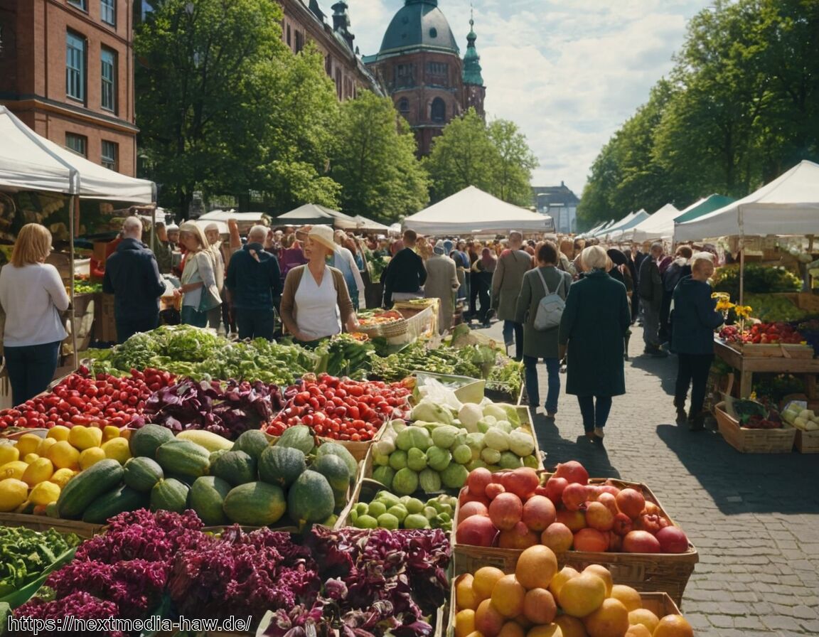 Wochenmarkt Winterhuder Marktplatz - Wochenmärkte Hamburg » Frische Vielfalt erleben